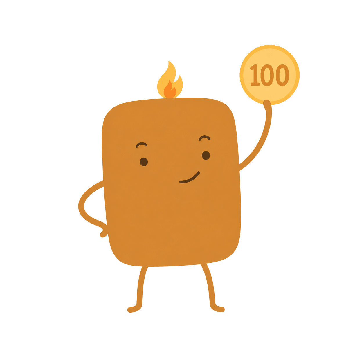 Match holder opp et 100-merke